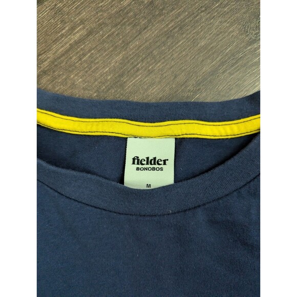 Fielder Bonobos Men’s Medium Blue Relaxed Fit T-Shirt Casual - Picture 3 of 3